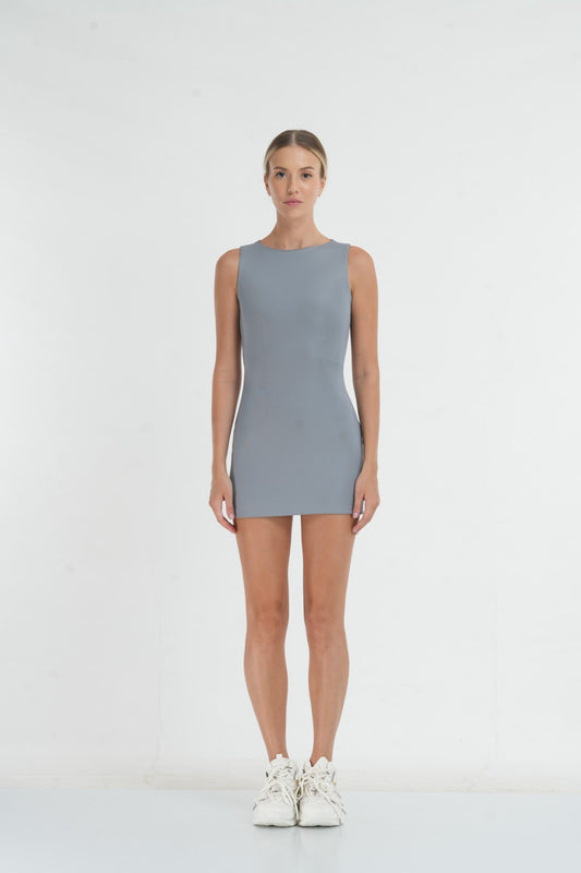 Classic mini dress - ash